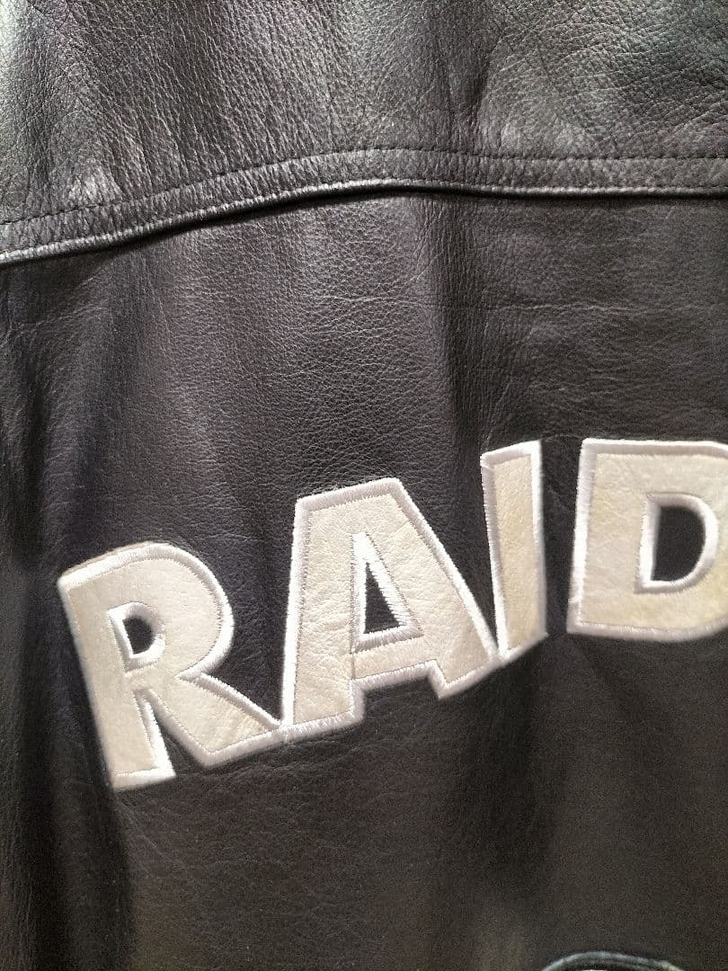 【超希少モデル】カールバンクス　レイダース刺繍　レザージャケットXL