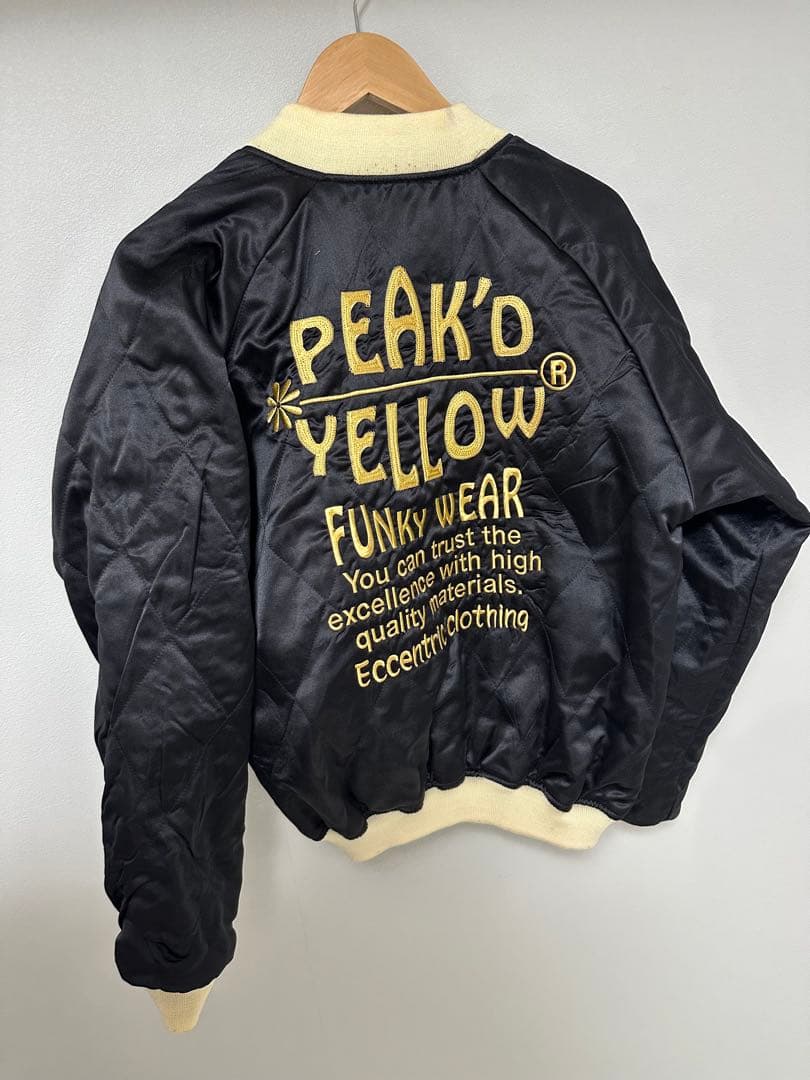PEAK'D YELLOWスカジャン リバーシブル 42（L）