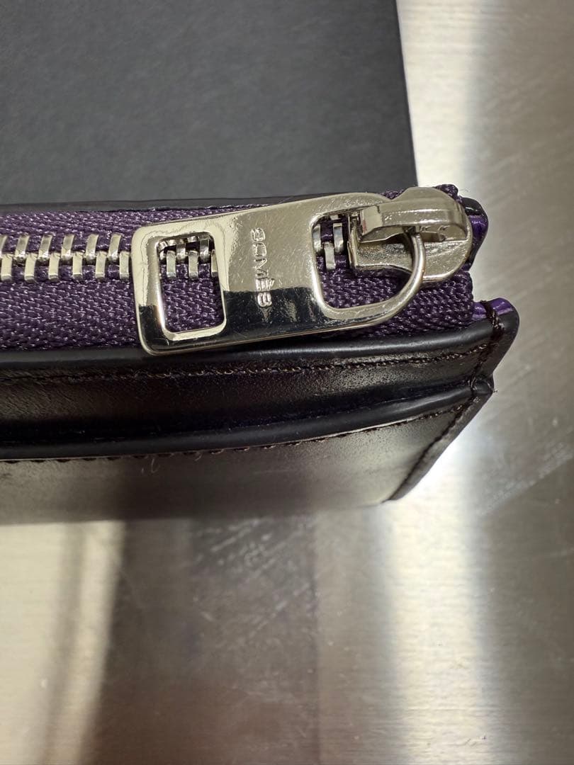 ソメスサドル　コードバーン　ディアマン ケース　パープル希少