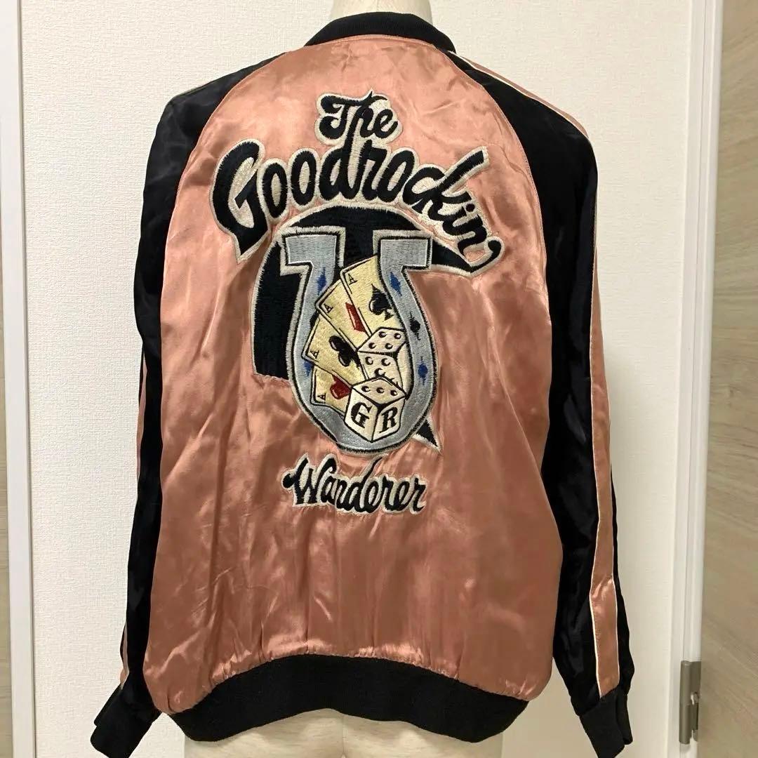 希少 GOOD ROCKIN' グッドロッキン ロカビリー系　スカジャン 刺繍