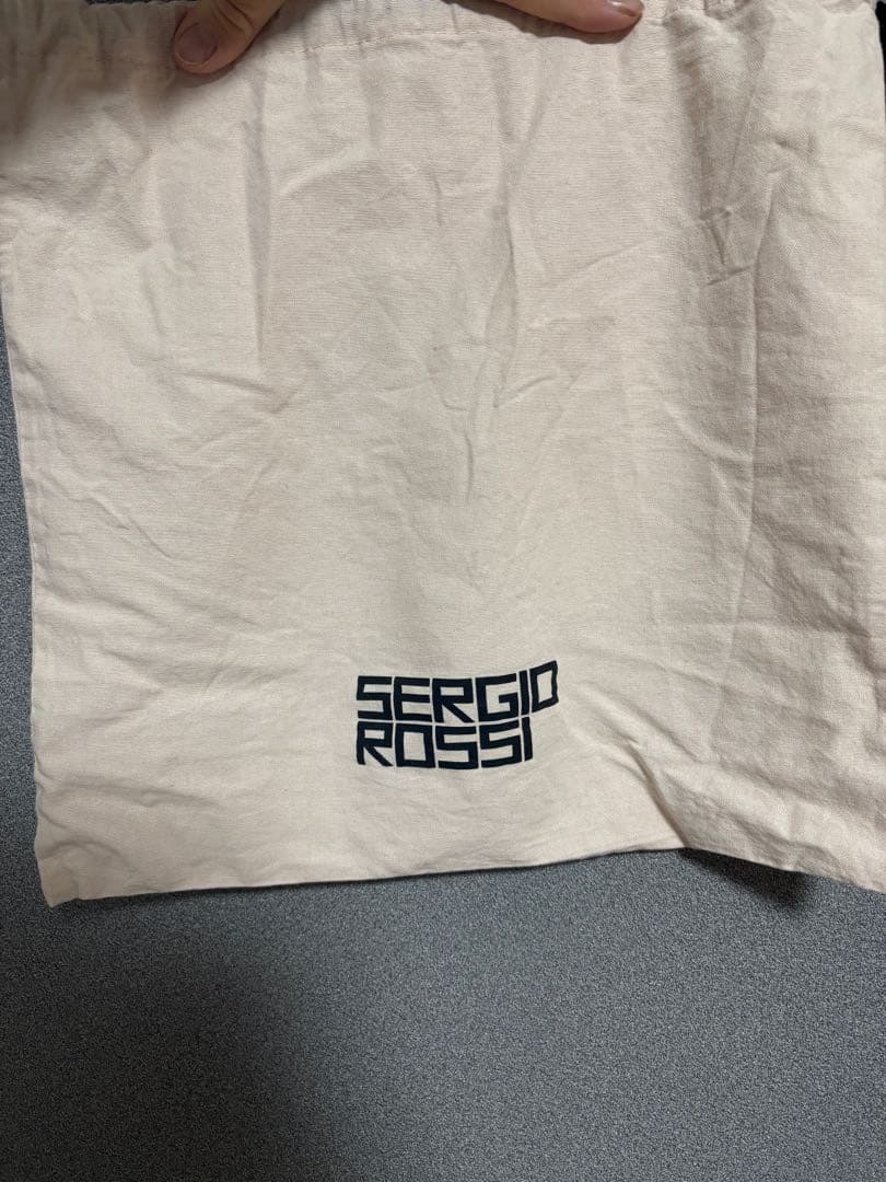 Sergio Rossi フリル　スニーカー　巾着袋付き