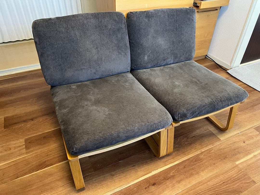 無印良品　リビングでもダイニングでもつかえるソファチェア