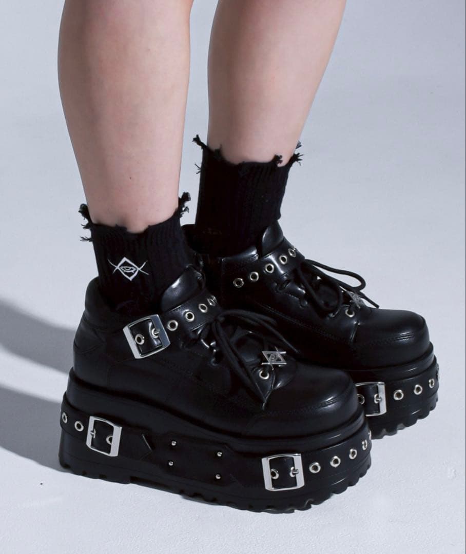 レフレム プラットフォームシューズ 23 スニーカー 厚底