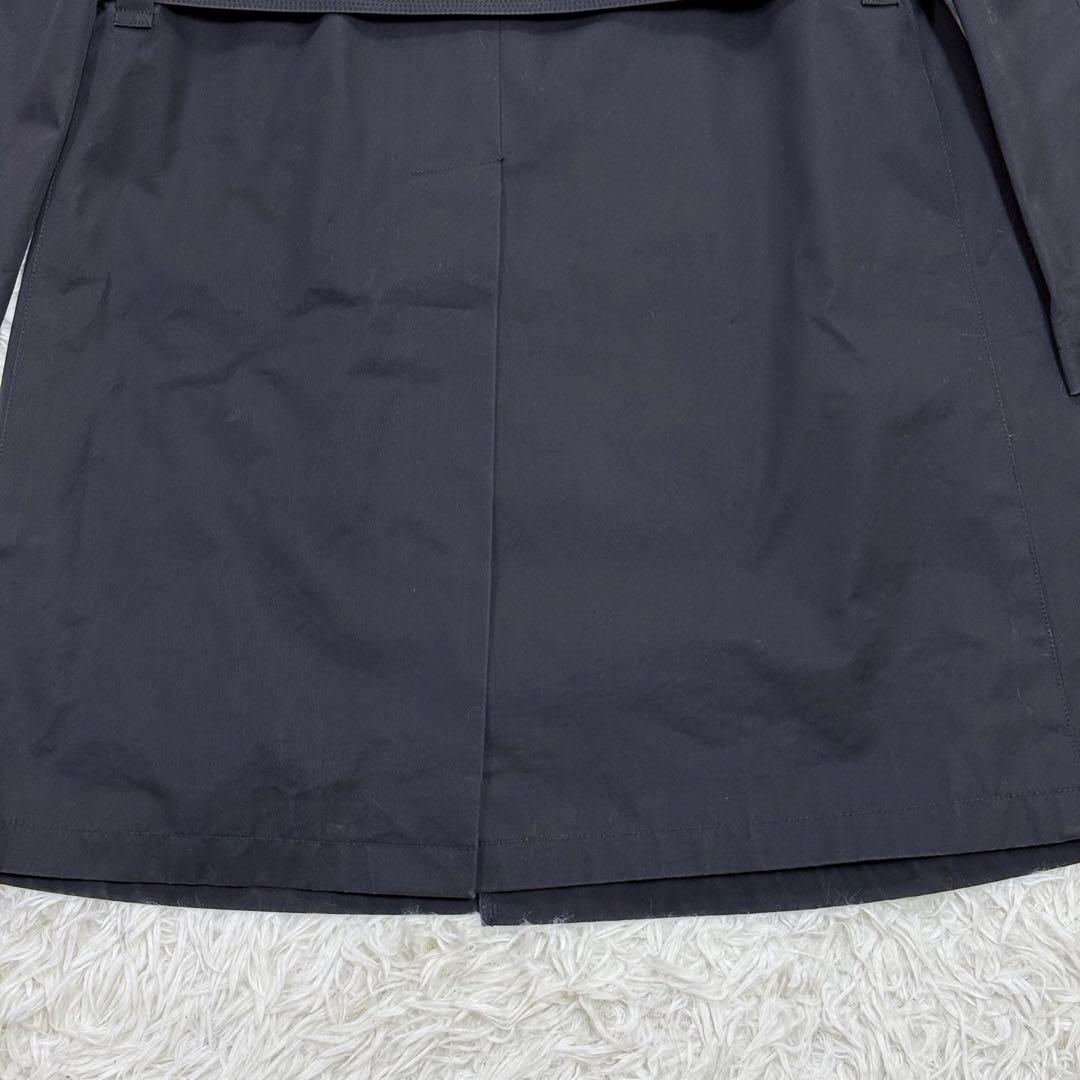 美品 バーバリーブラックレーベル トレンチコート ノバチェック裏地 ベルト付 L