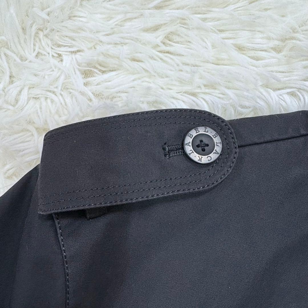 美品 バーバリーブラックレーベル トレンチコート ノバチェック裏地 ベルト付 L