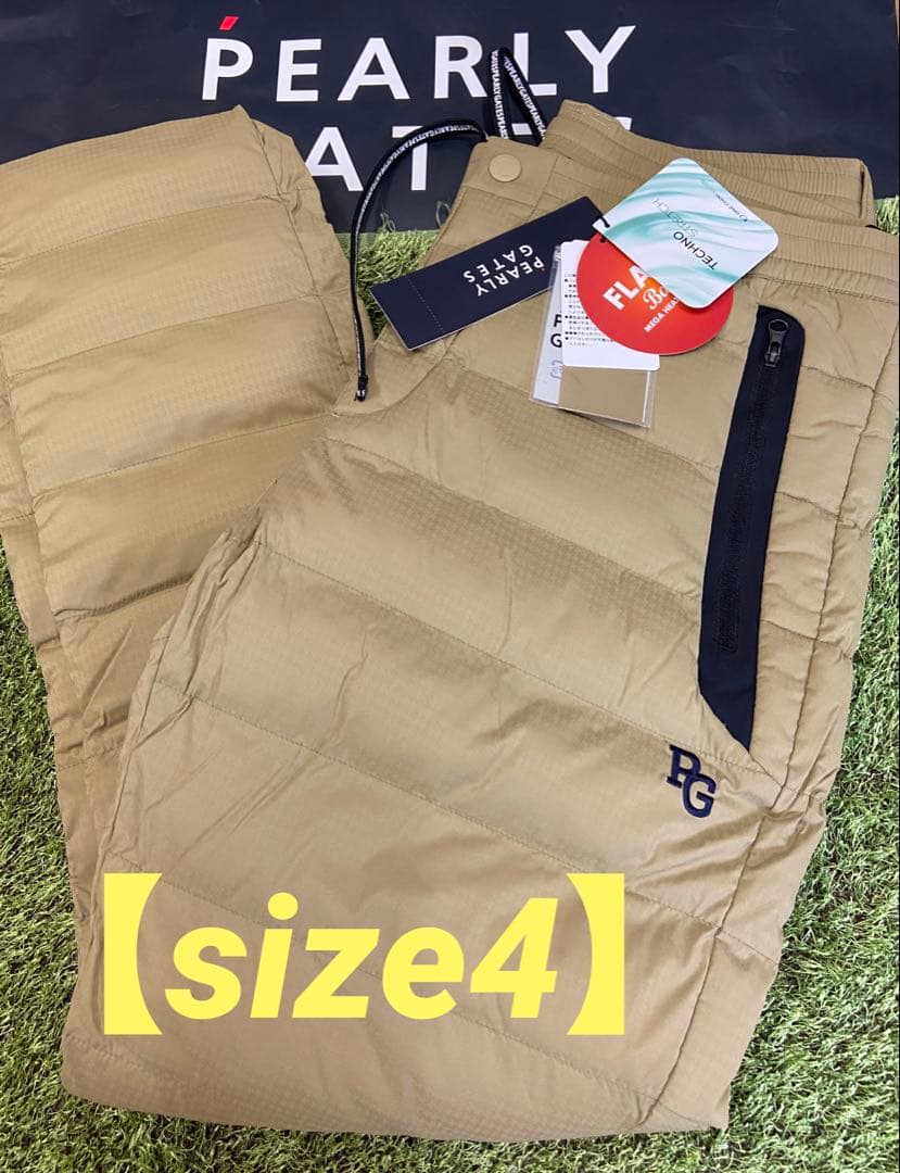 新品正規品【PG/4】高機能中綿ストレッチパンツ暖パン撥水防風保温防寒　真冬に