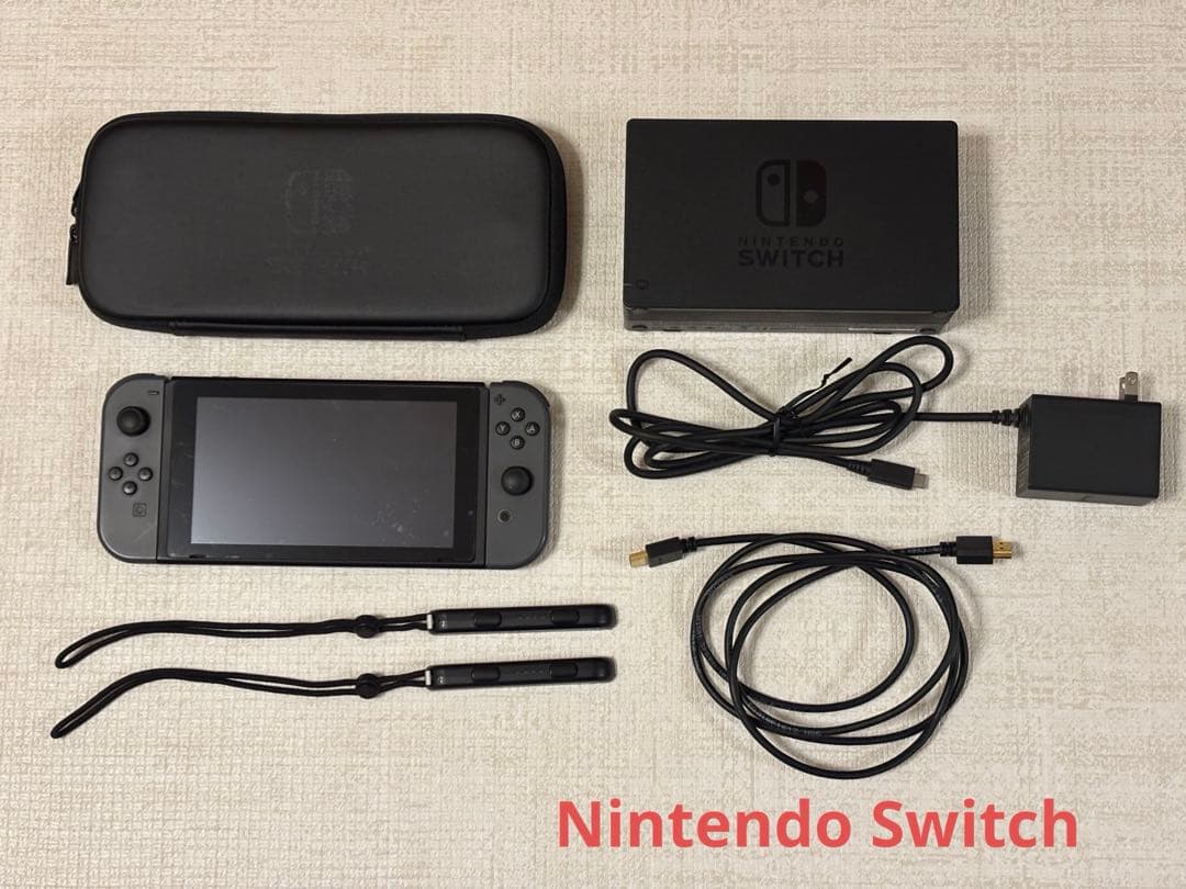 Nintendo Switch グレー 2017年 本体 周辺機器　ジャンク品