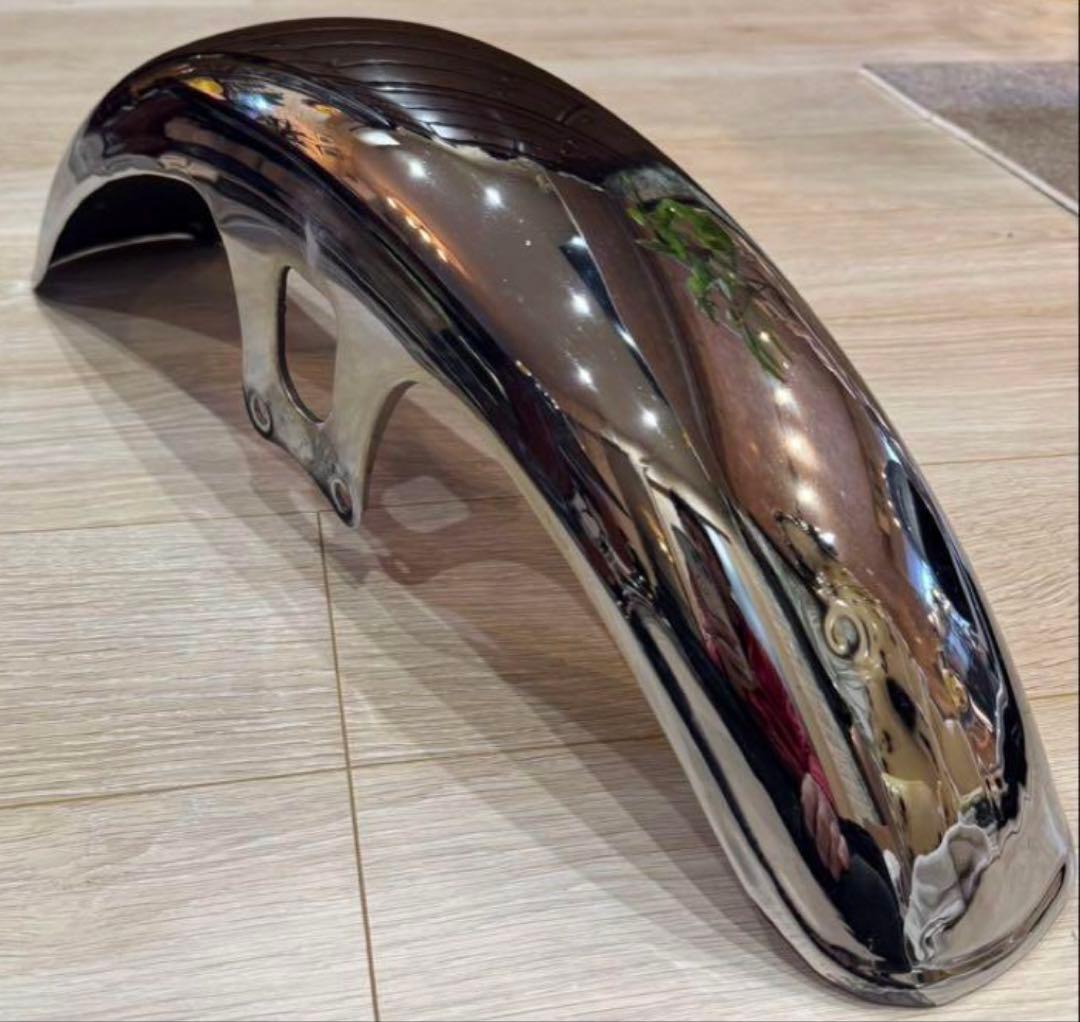 鉄フロントフェンダー汎用 ゼファー400 750 ゼファー z2仕様 Z2メッキ