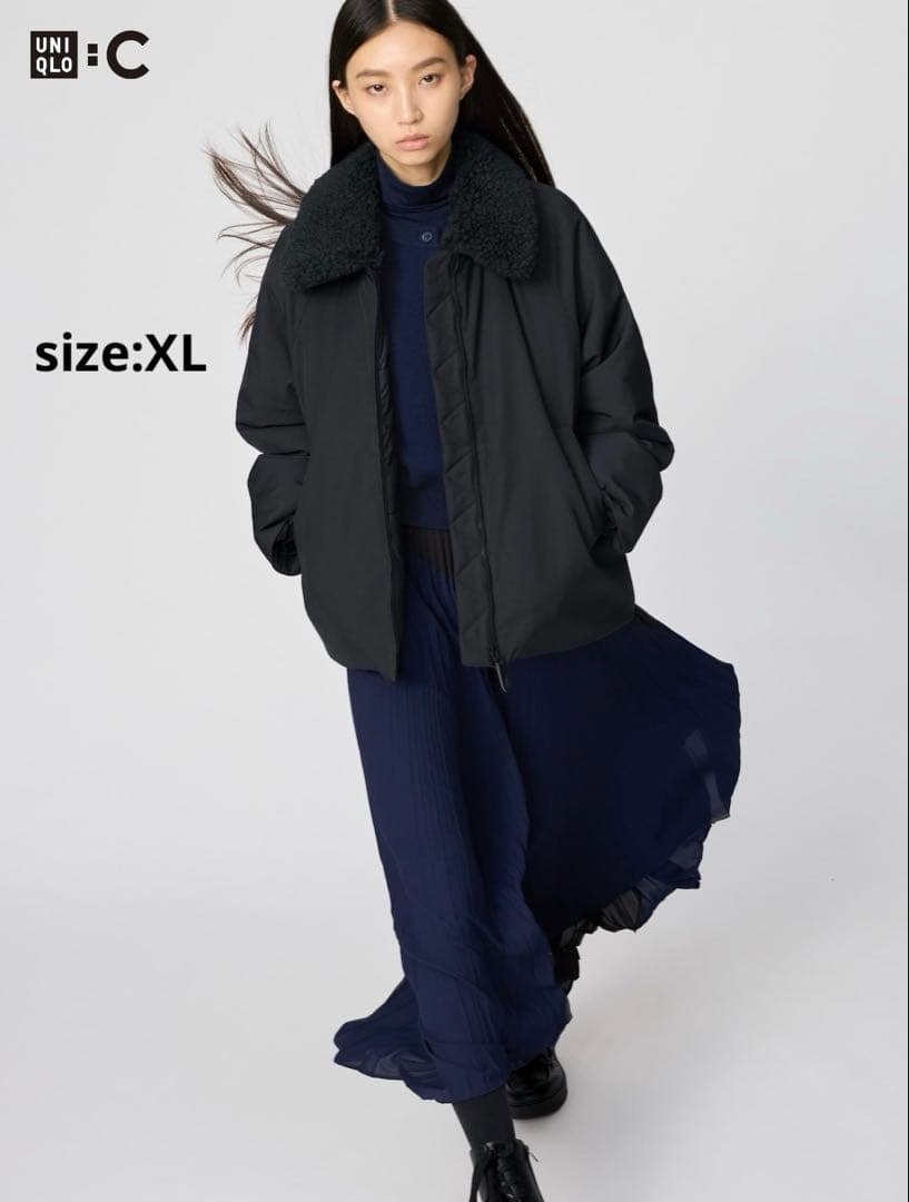 UNIQLO:C ユニクロC 2025 パフテックジャケット　XL 黒