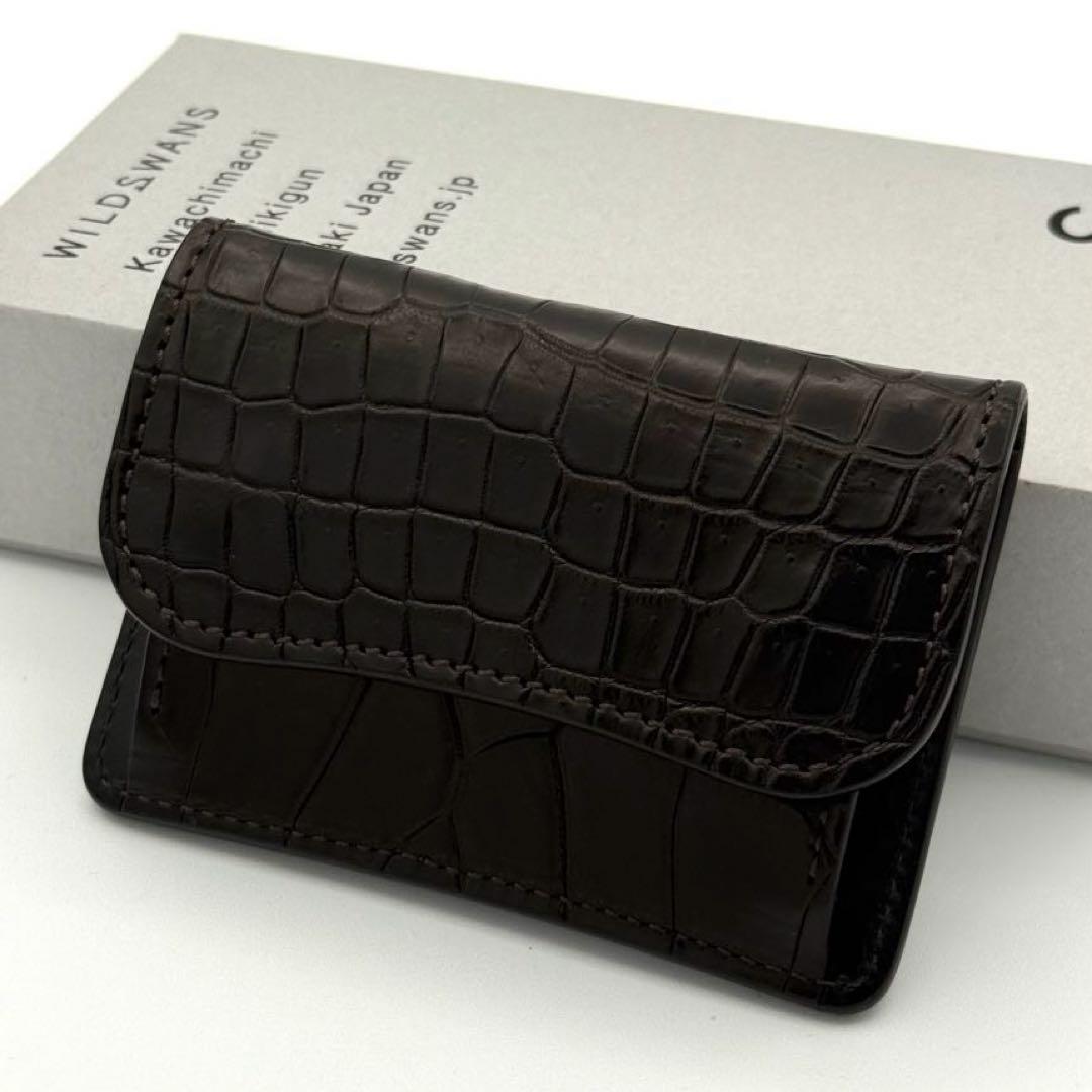 WILDSWANS ワイルドスワンズ タング クロコダイル ブラック