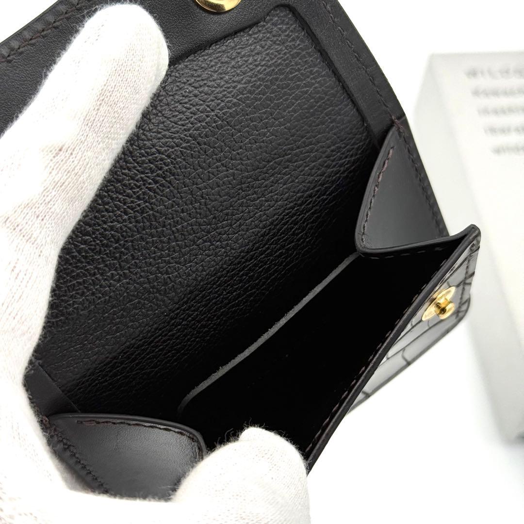 WILDSWANS ワイルドスワンズ タング クロコダイル ブラック