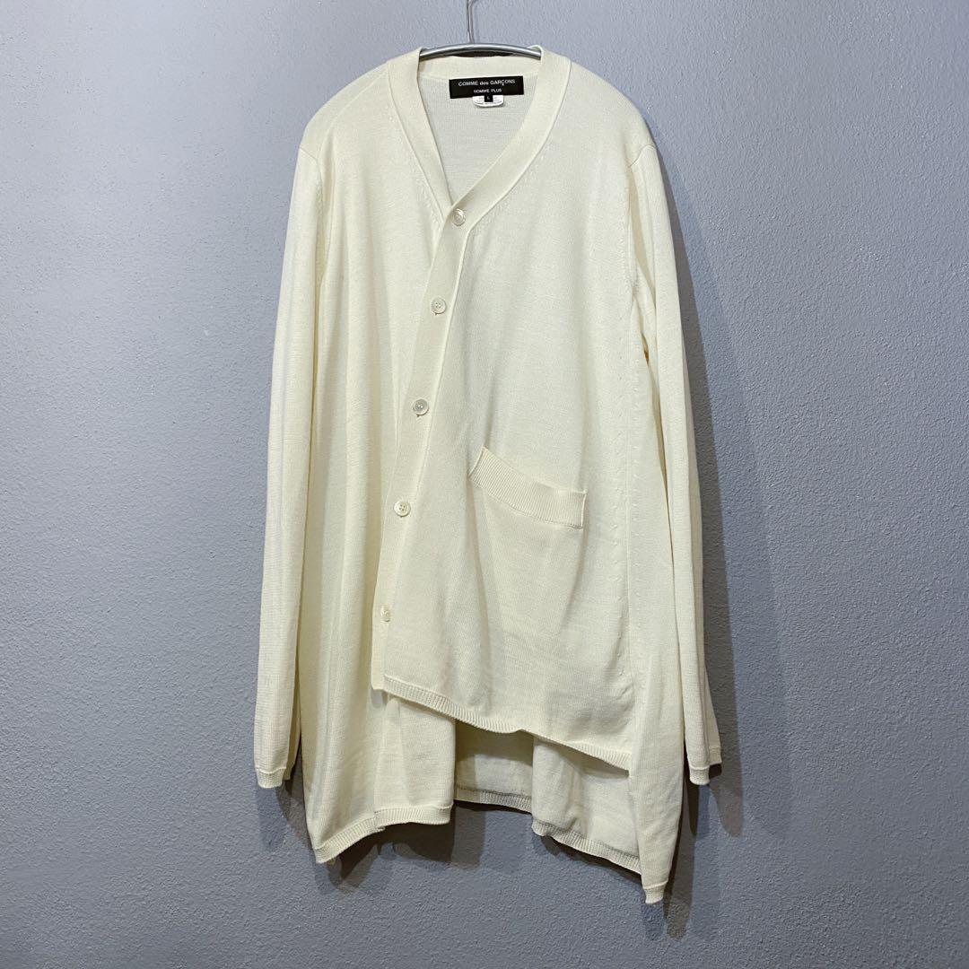 コムデギャルソンオムプリュス バイアスカーディガン Lサイズ AD2018