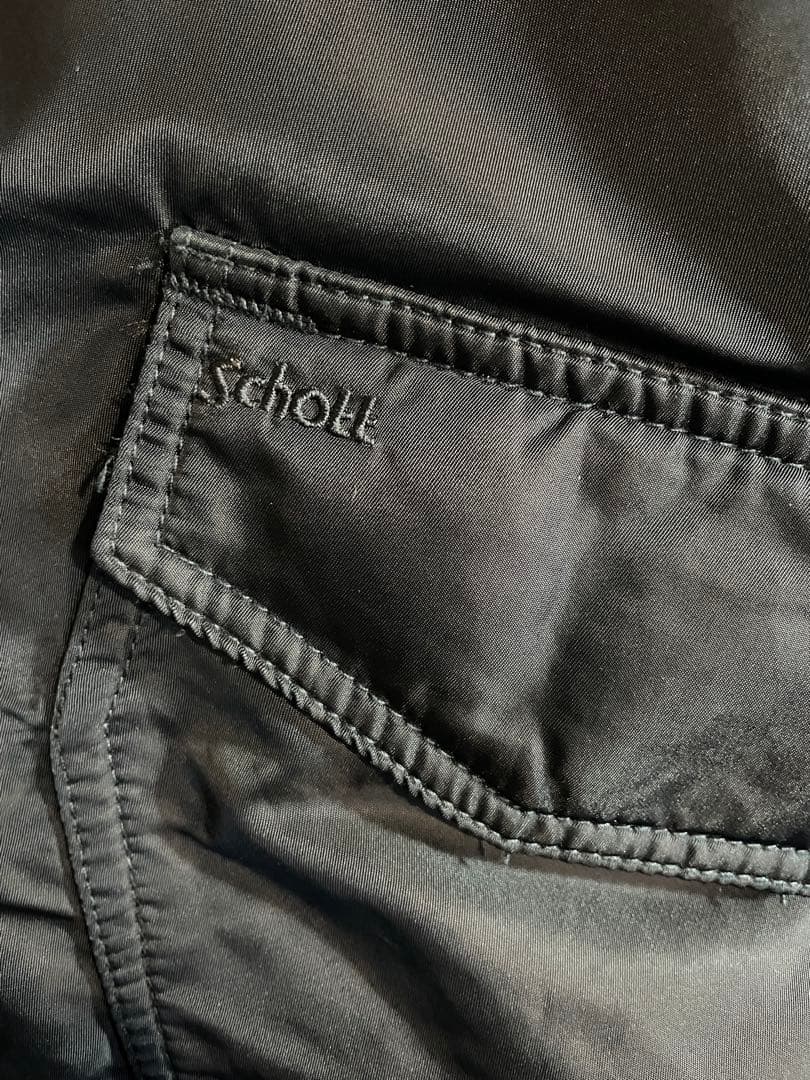 D*0様 Schott ショット CWU-R フライトジャケット 古着 ネイビー