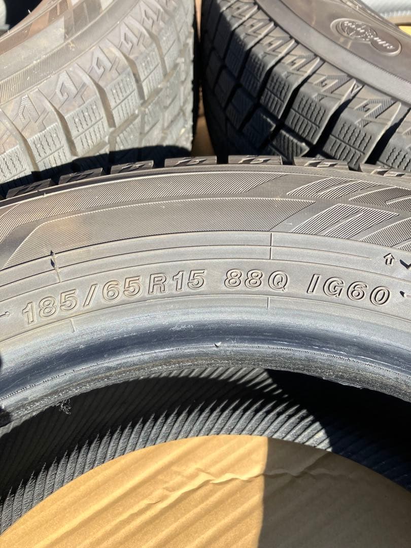 2024年製Yokohama IG60 185/65/15 ４本セット　イボ有り