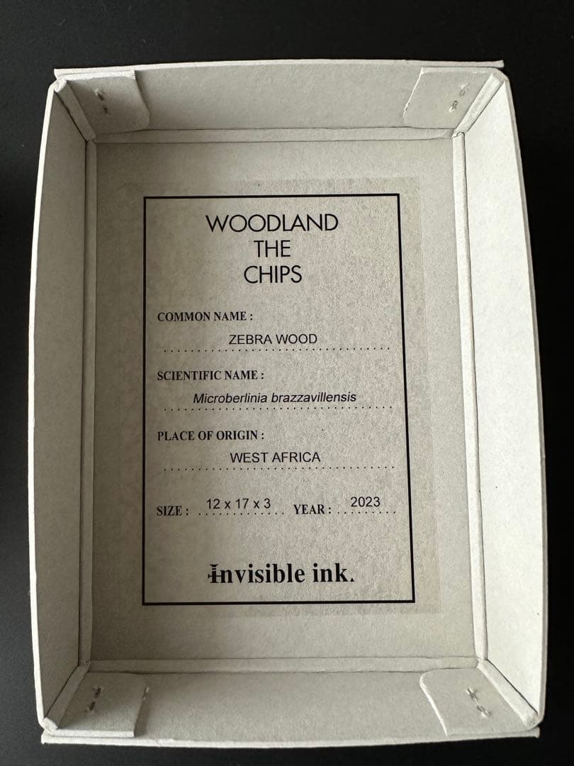 Invisible ink. THE CHIPS 花台