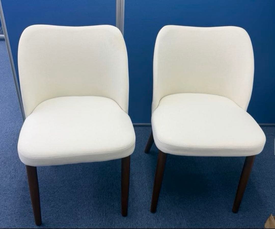 0130-K0020ダイニングチェア 2脚セット ホワイト