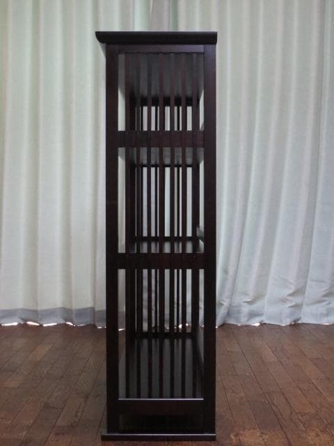 北海道民芸家具 樺 無垢材 HM117 格子 書棚/本棚/飾り棚/クラインテリア