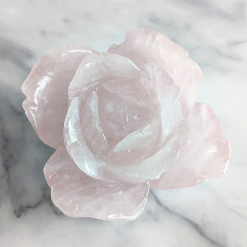 【特別価格】✧ローズクォーツ ビッグローズ 薔薇 【C】✧