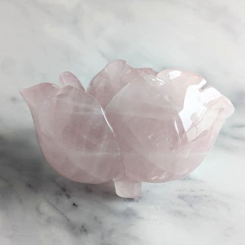 【特別価格】✧ローズクォーツ ビッグローズ 薔薇 【C】✧