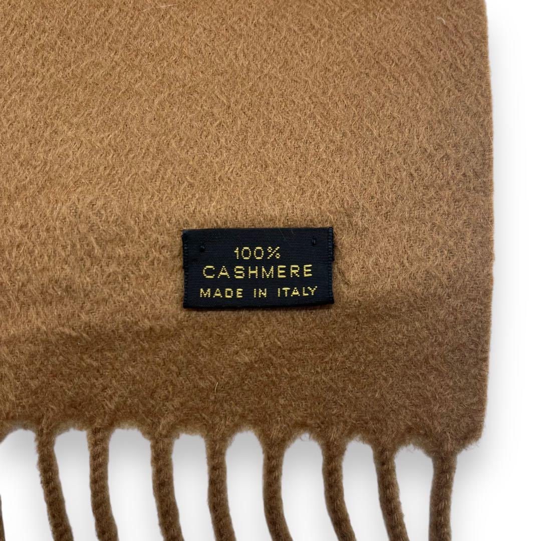 極美品■ロロピアーナ 最高級カシミヤ100 マフラー フリンジ 男女兼用