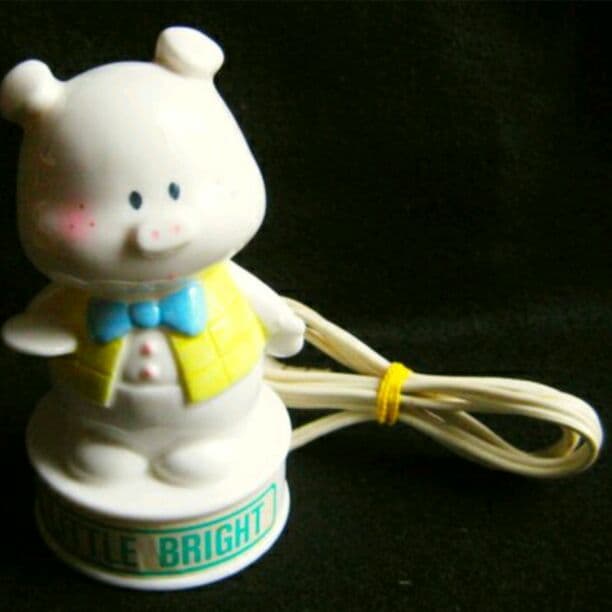 新品 内藤ルネ 陶器 ブタ 卓上 ナイト ランプ ぶた ライト 豚 照明