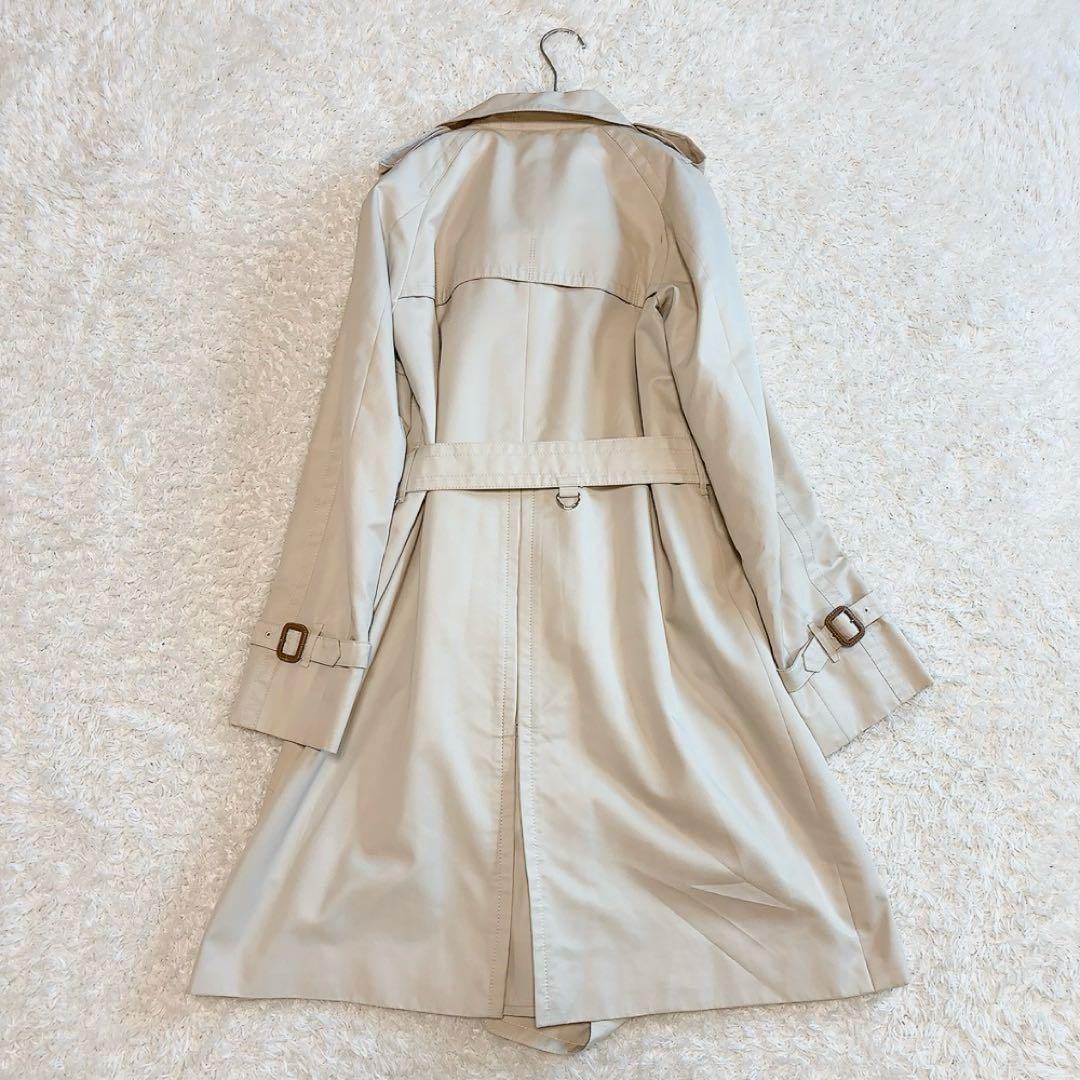 美品✨アクアスキュータム トレンチコート ブルーライナー サイズ8 ベージュ