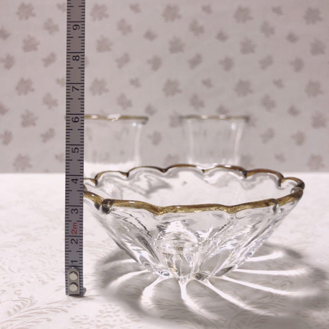田井将博　繊細な輪花豆花鉢＆花茶杯∴3点セット　小鉢　コップ