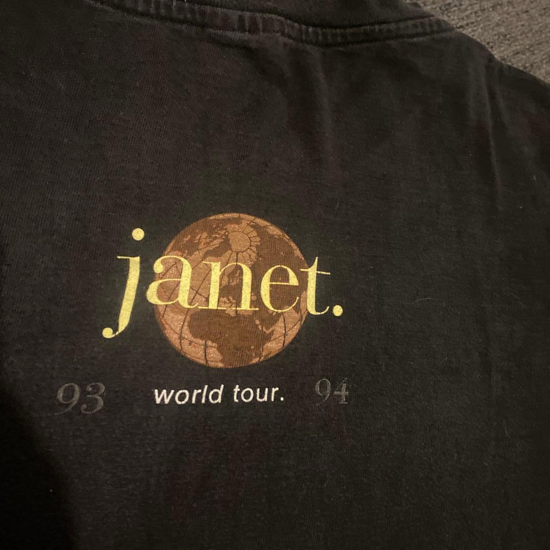 ホ*ン様 janet Jacksonジャネットtour93-94ビンテージTシャ