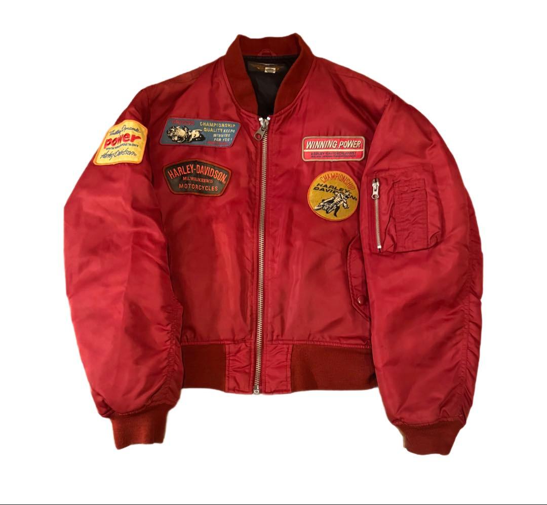 90s MA-1 Harley-Davidsonフライトジャケット