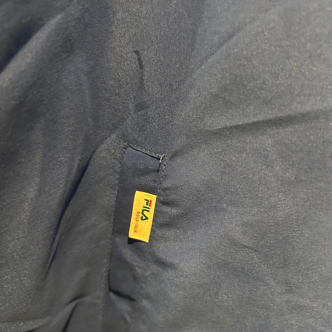 90s fila jacket フィラ ボア スナップ ベンチ コート