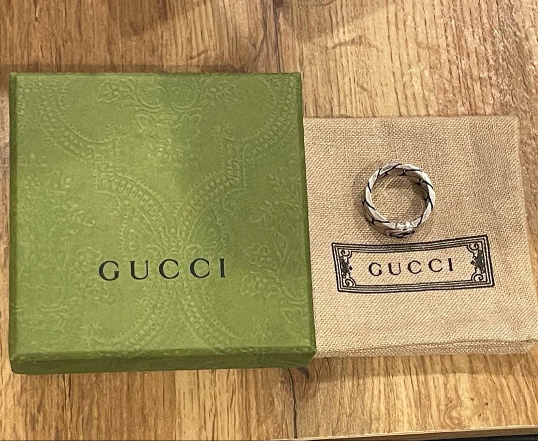 GUCCI インターロッキングG リング シルバー925