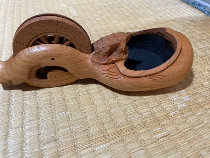 坪源　墨壺　本職用大工道具　24センチ
