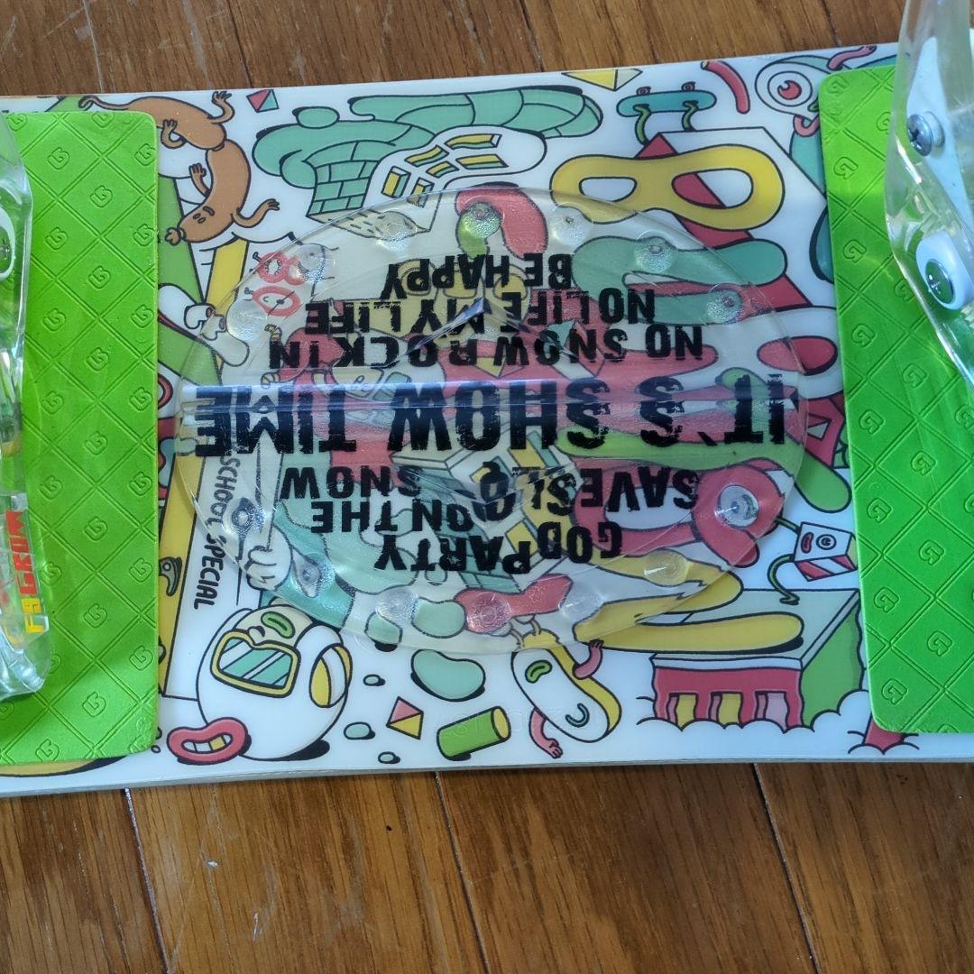 Burton スノーボード ビンディング付きキッツ８０センチ