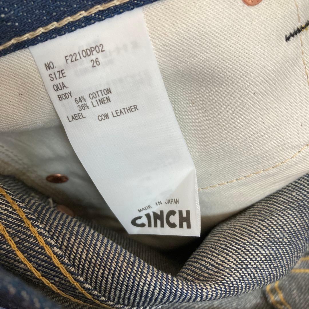 美品CINCH Obladaハイウエストルーズストレートデニム　サイズ26