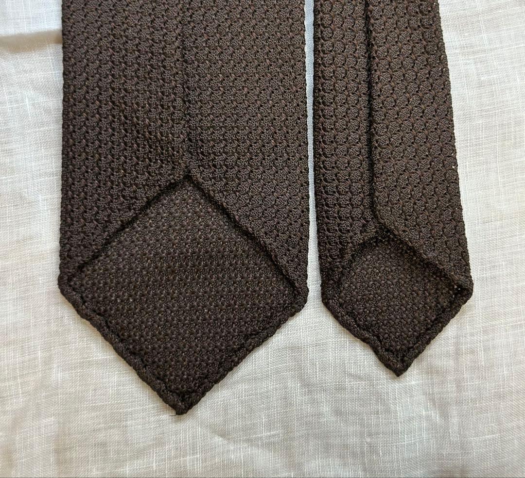 【試着のみ】Drake’s ドレイクス グレナディンタイ　ガルザタイ