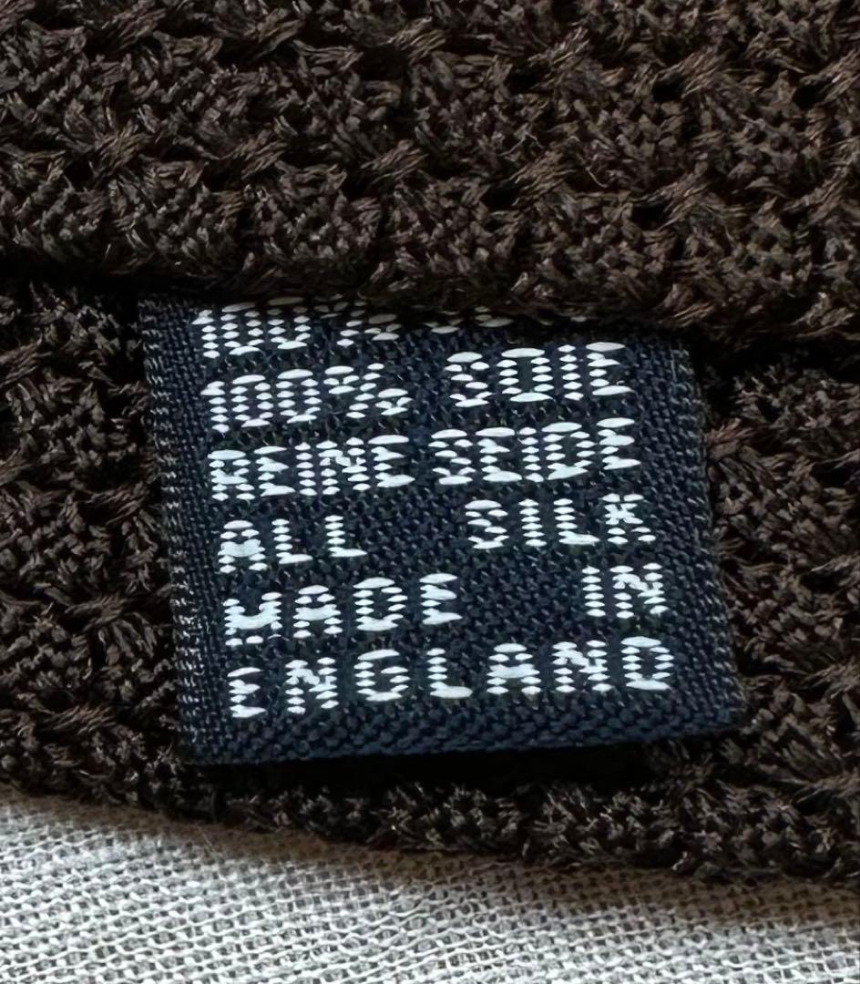 【試着のみ】Drake’s ドレイクス グレナディンタイ　ガルザタイ