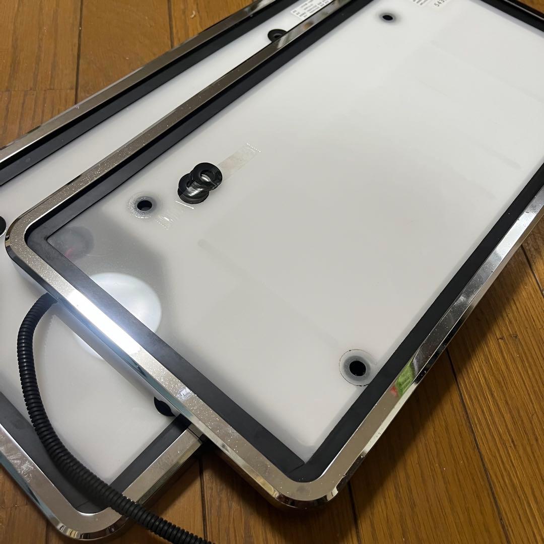 中古★光るナンバープレート LED 光源 大型用