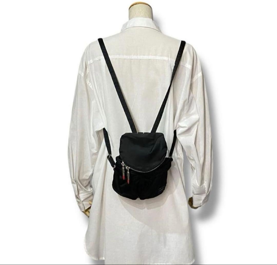 美品 PORTER×SLY コラボ限定 ポーター タンカー リュック 赤リップ