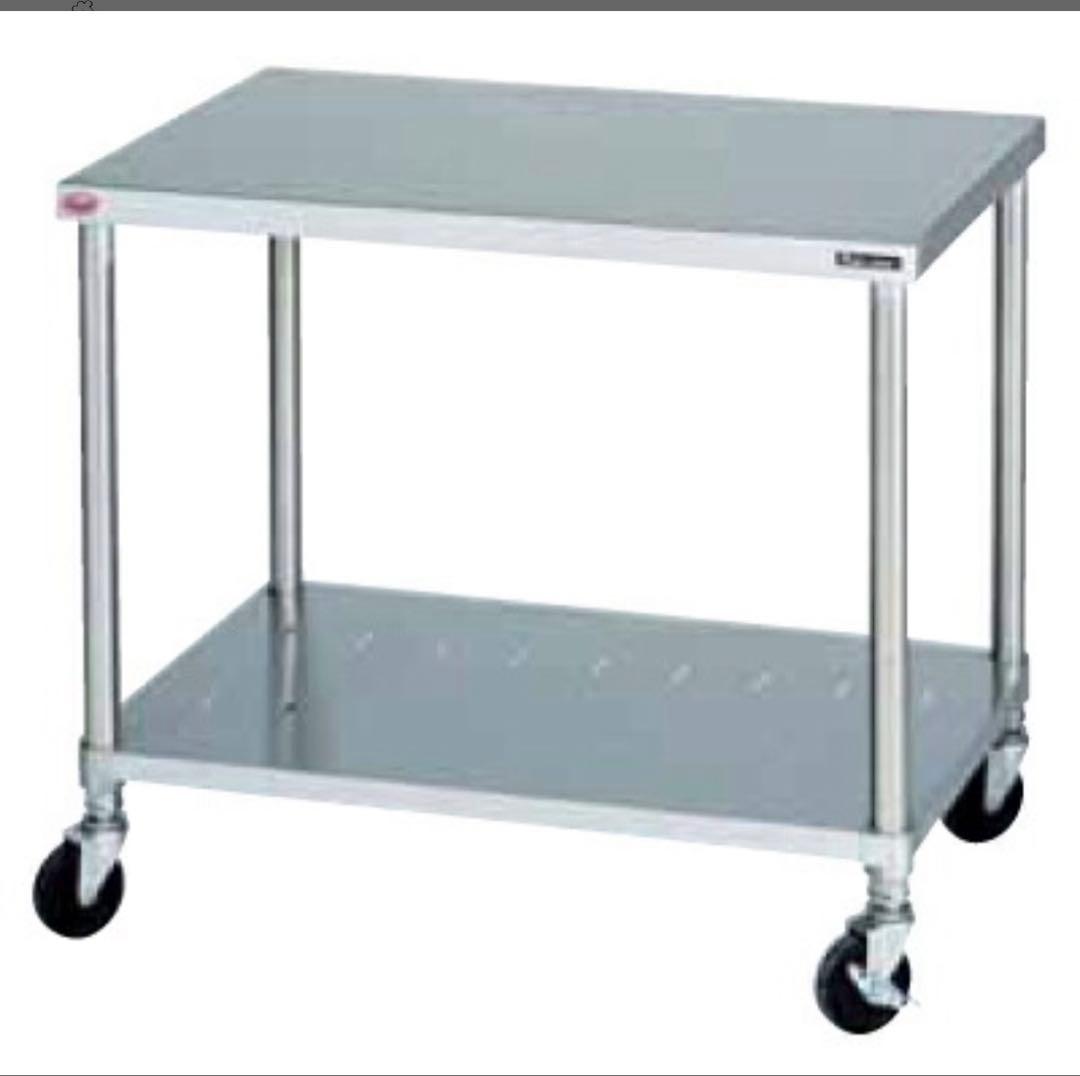 マルゼン　ステンレス製作業台 キャスター付き