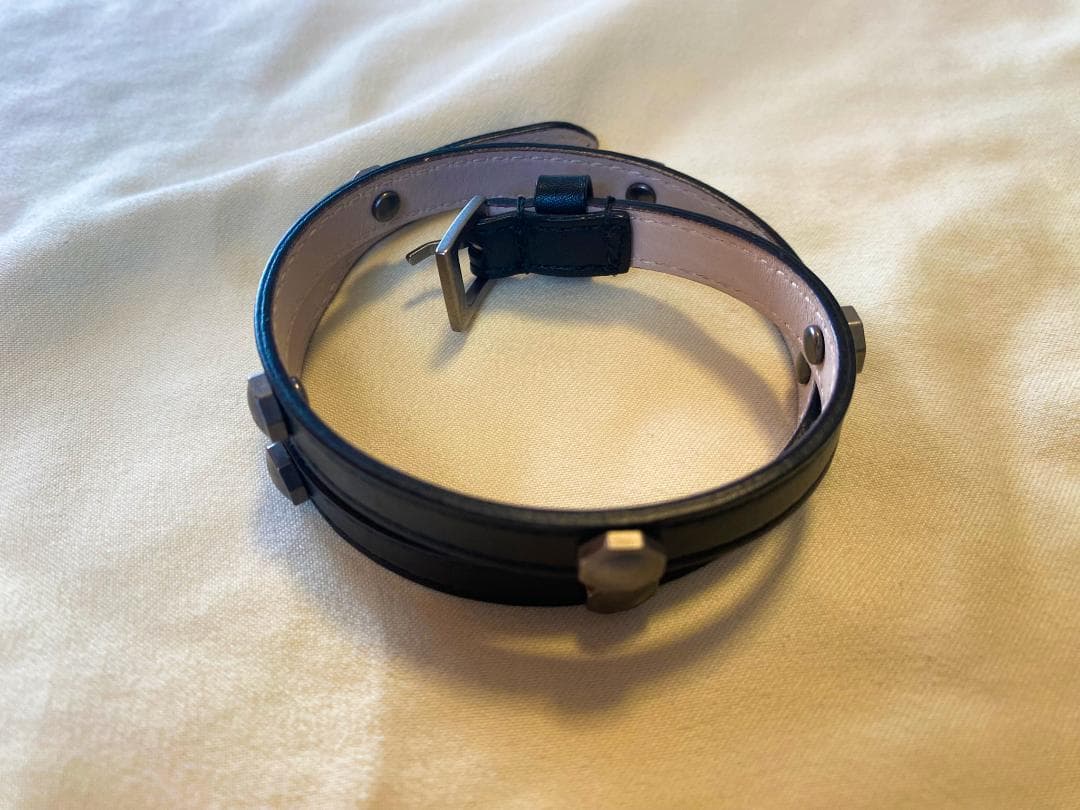 美品　BVLGARI　ブルガリ　レザーブレスレット