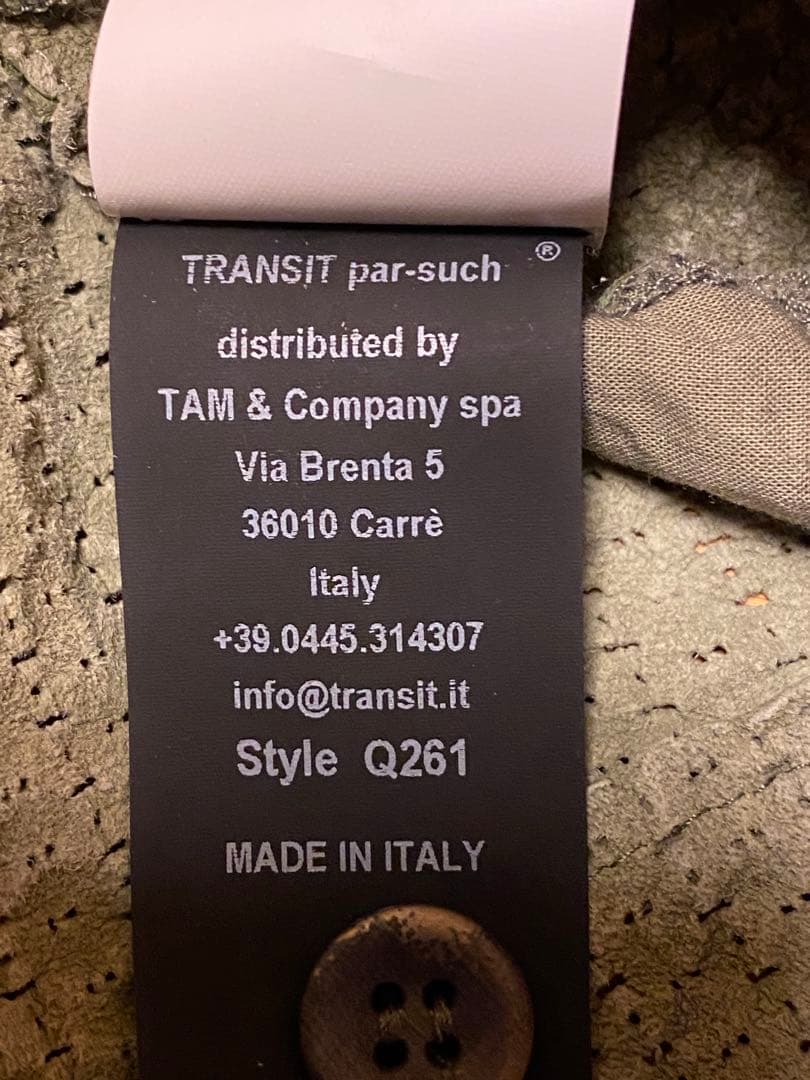 TRANSIT par-suchレザージャケット