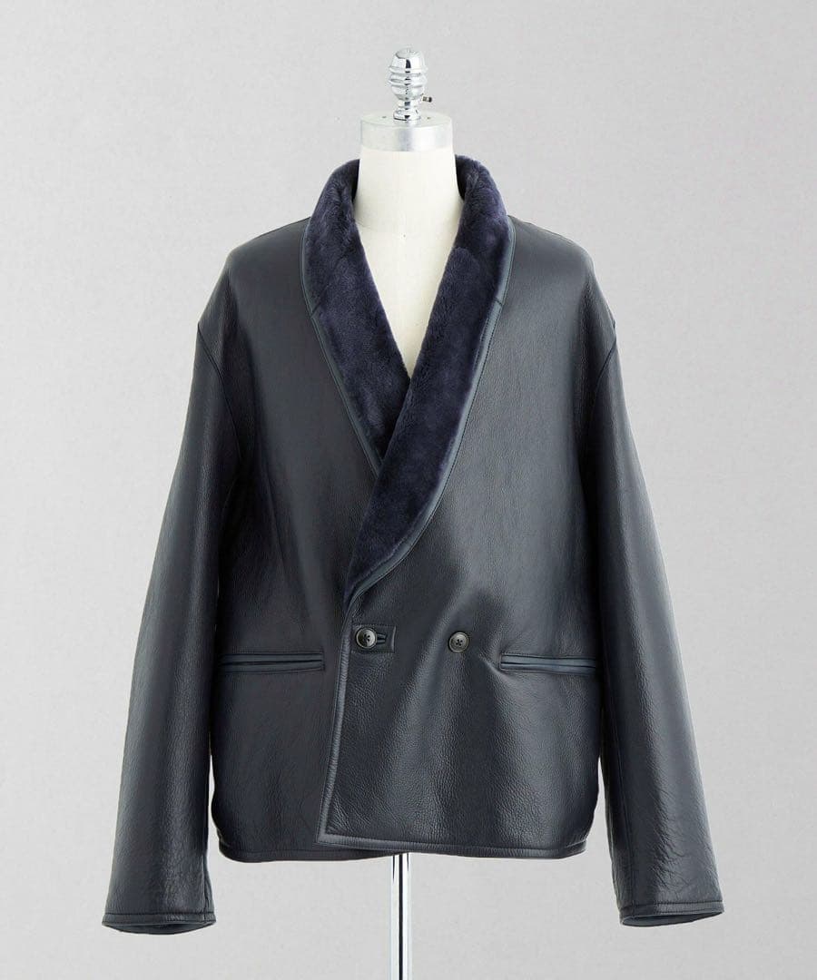 最終値下げ【未使用】値下げLOEFF ムートンレザージャケット　Lサイズ