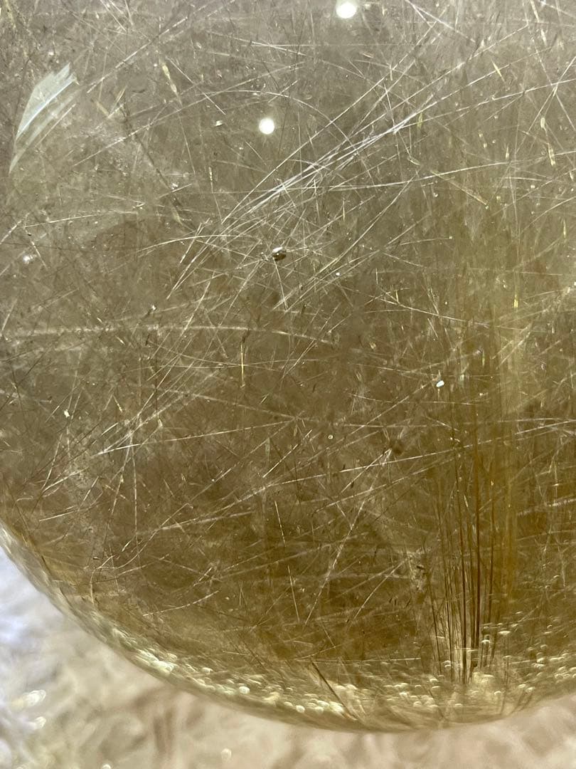 s*i様 (約1kg)ルチルレイテッドクォーツスフィア