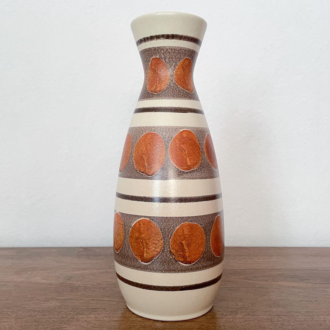 【東ドイツ Haldenslebenの花瓶】ミッドセンチュリー 293