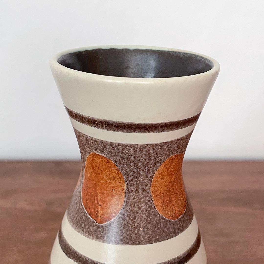 【東ドイツ Haldenslebenの花瓶】ミッドセンチュリー 293