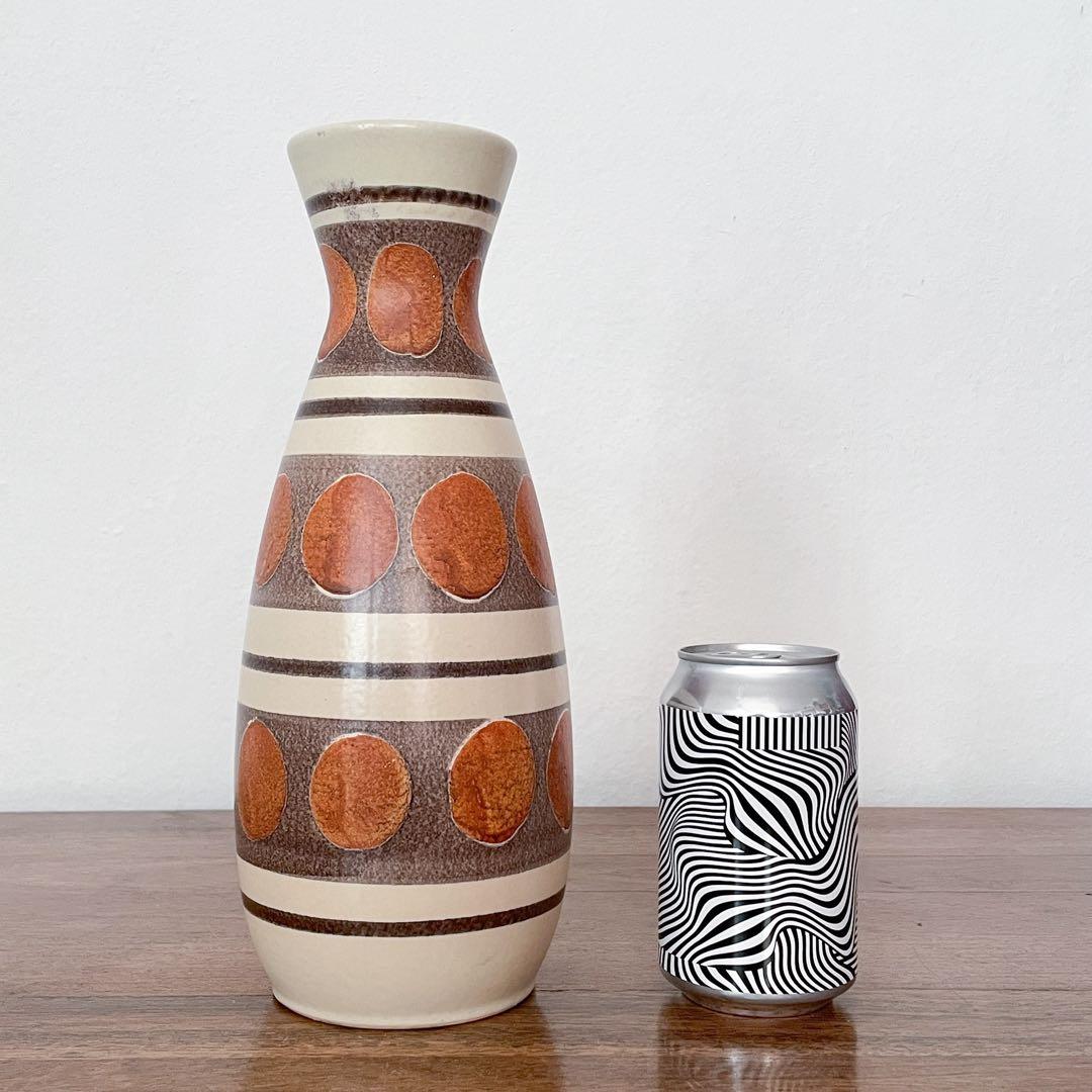 【東ドイツ Haldenslebenの花瓶】ミッドセンチュリー 293