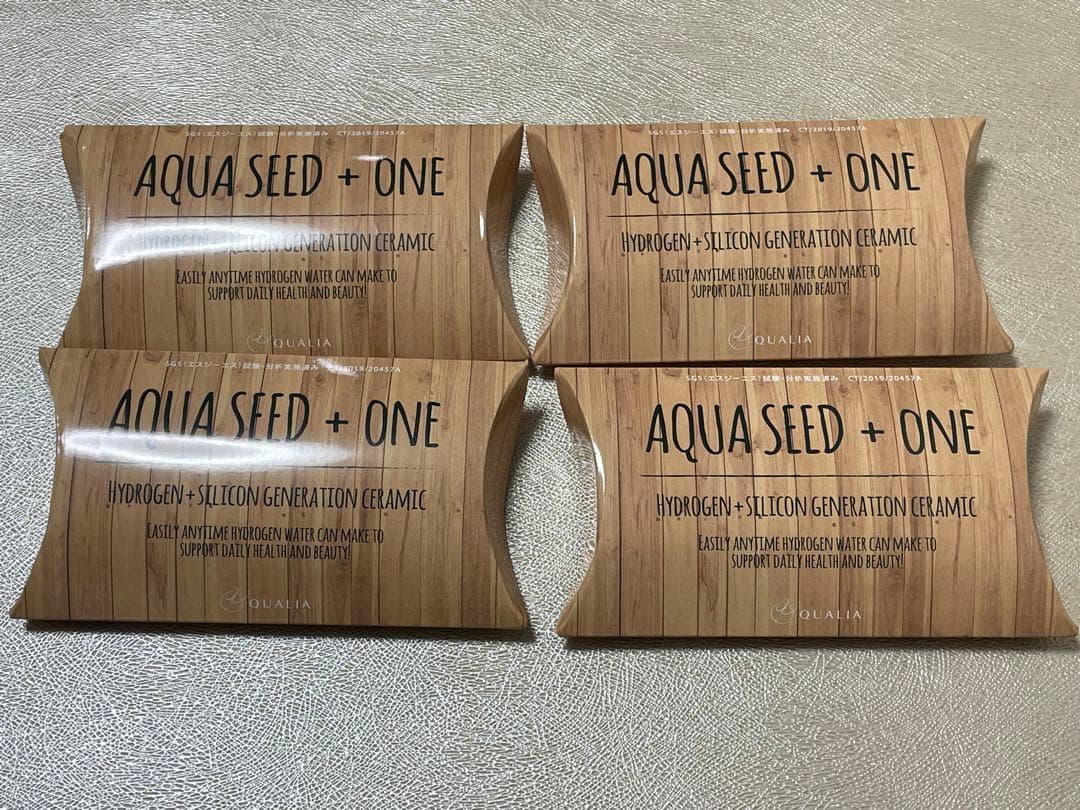 クオリアAQUA SEED + ONE 浄水器カートリッジ 4個セット