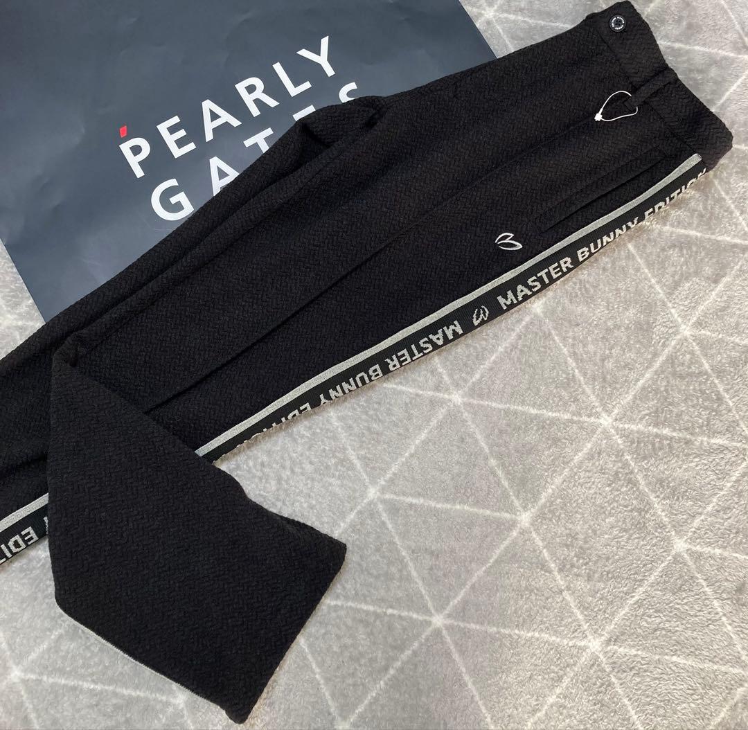 新品 パーリーゲイツ マスターバニー エコロジスタヘリンボンパンツ(6)LL