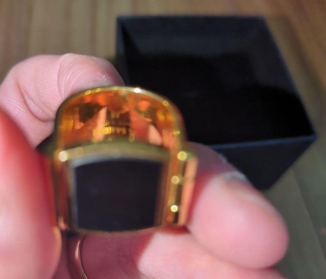 JILSANDER LOCK RING GOLD 指輪　サイズM