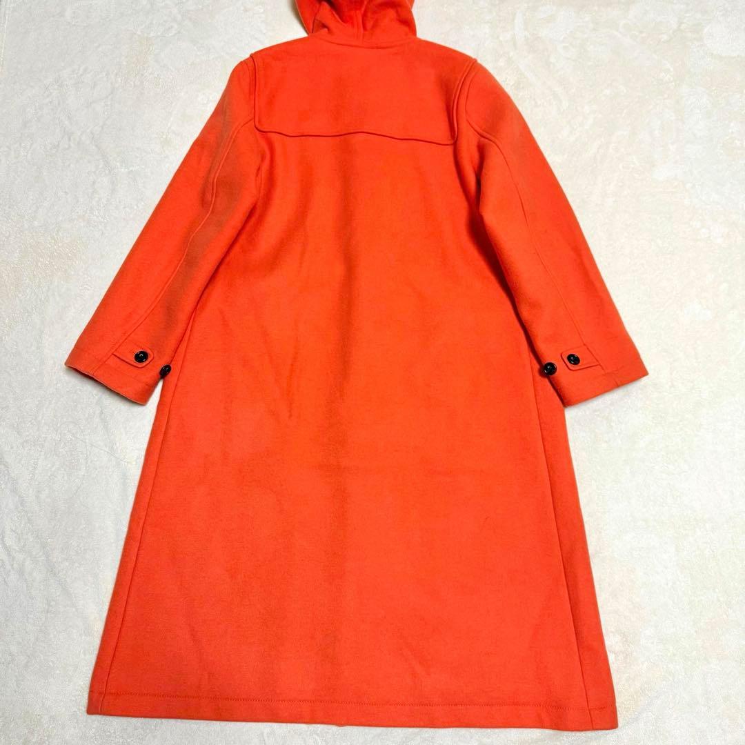 極美品✨ BEAMSBOY ダッフルコート ロング オレンジ ウール混 トグル